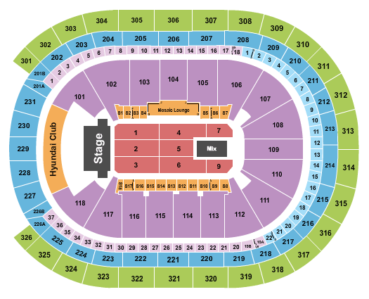 UBS Arena Trans-Siberian Orchestra Seating Chart